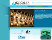 Tablet Screenshot of knoblerpm.com